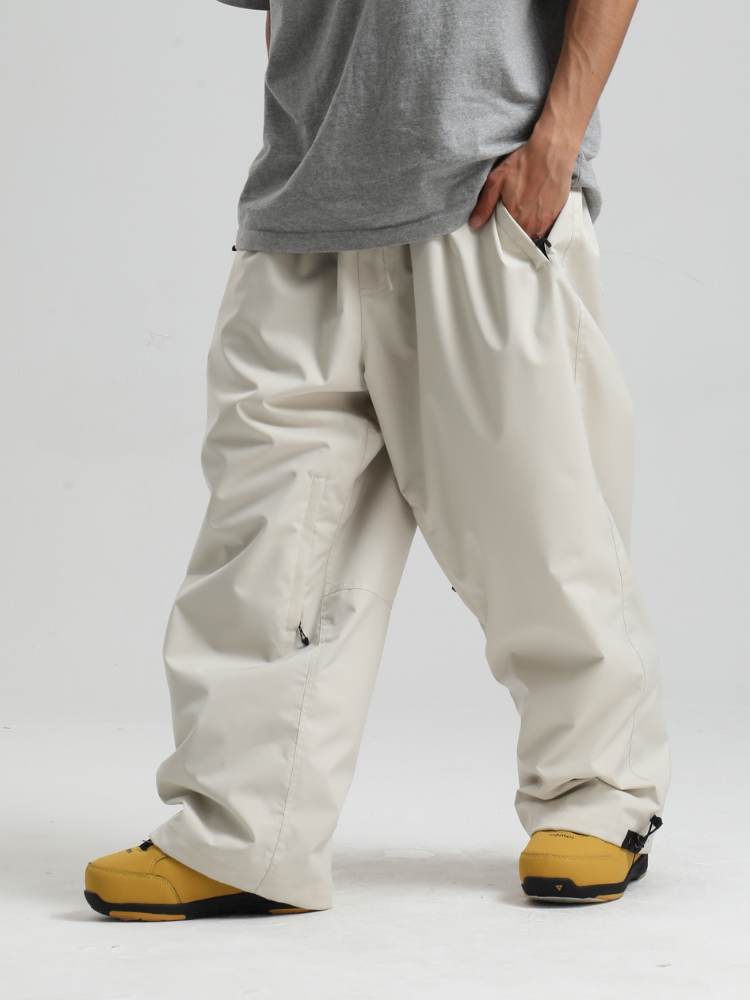 Men's Snowboard Pants Sleek Baggy Snow Pants – Gsou Snow
