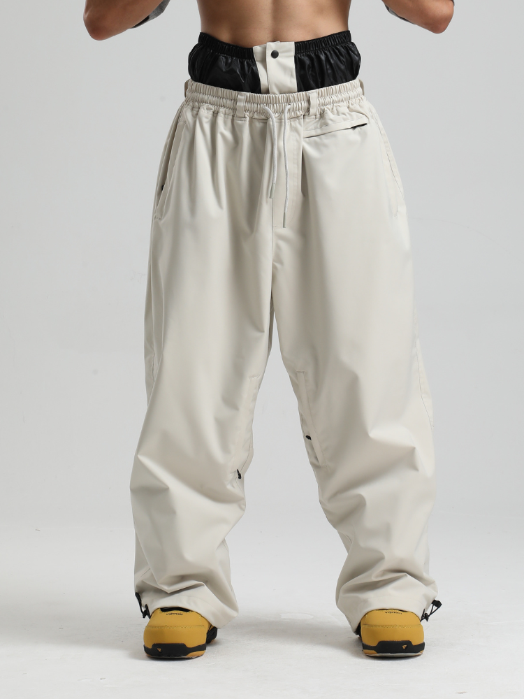 Men's Snowboard Pants Sleek Baggy Snow Pants – Gsou Snow