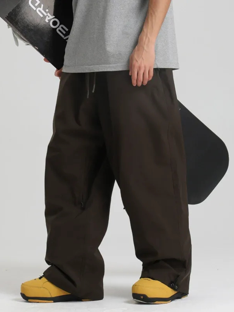 Men's Snowboard Pants Sleek Baggy Snow Pants – Gsou Snow