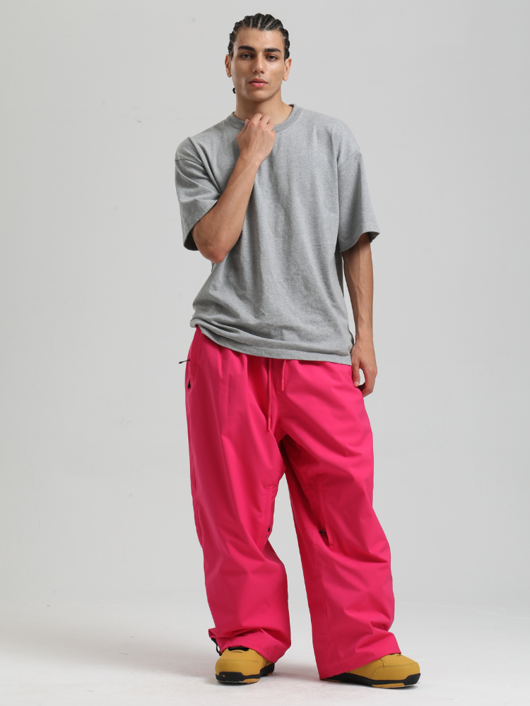 Men's Snowboard Pants Sleek Baggy Snow Pants – Gsou Snow