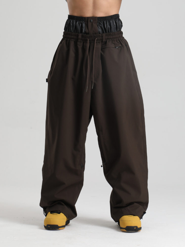 Men's Snowboard Pants Sleek Baggy Snow Pants – Gsou Snow