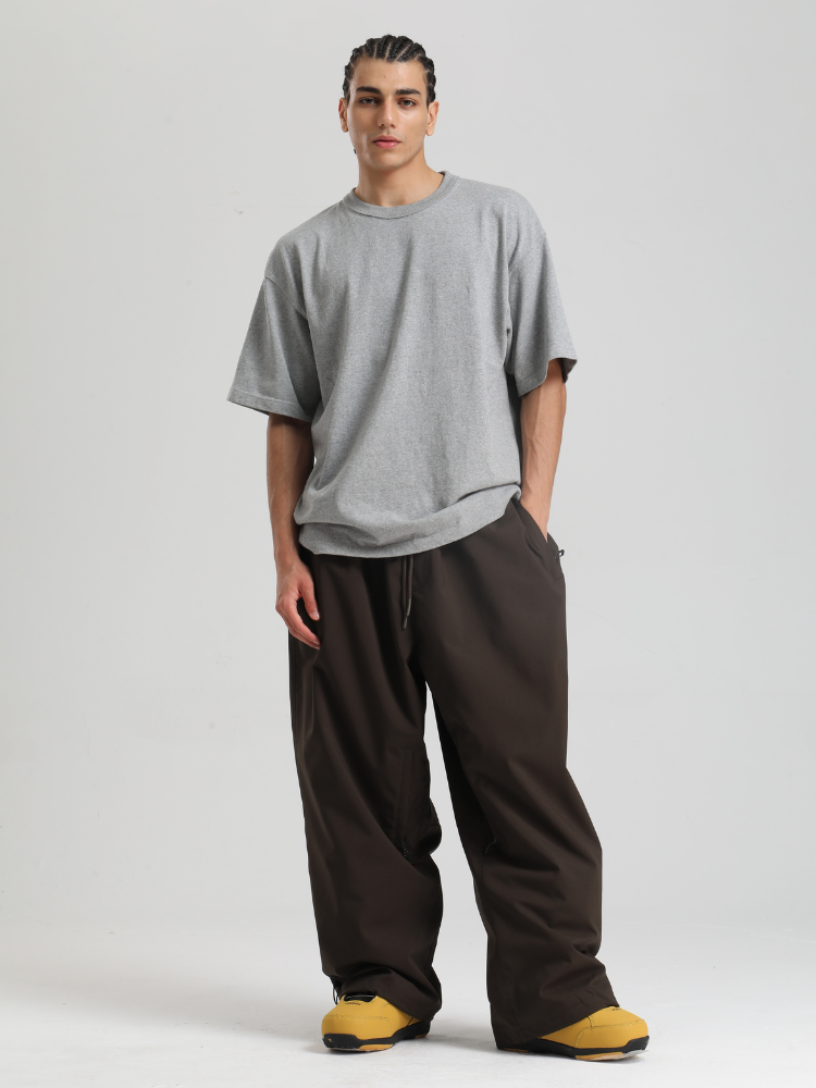 Men's Snowboard Pants Sleek Baggy Snow Pants – Gsou Snow
