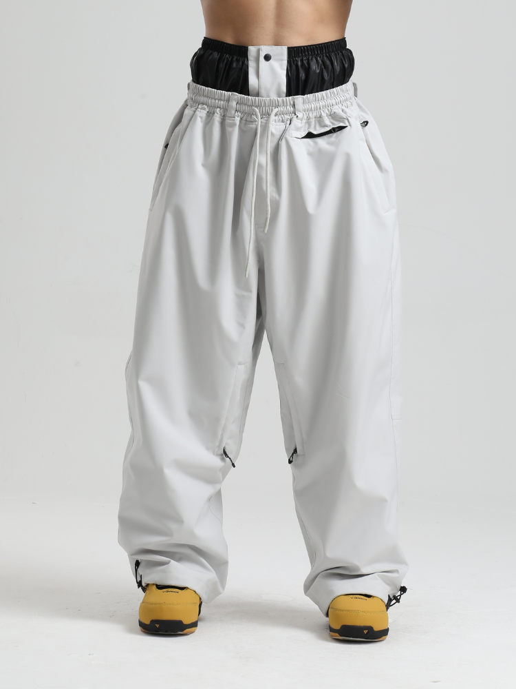 Men's Snowboard Pants Sleek Baggy Snow Pants – Gsou Snow