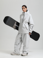 Women's Baggy Snowboard Jacket Minimalist Insulated Snow Anorak - Gsou Snow