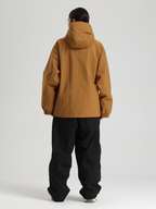Women's Baggy Snowboard Jacket Minimalist Insulated Snow Anorak - Gsou Snow