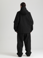Women's Baggy Snowboard Jacket Minimalist Insulated Snow Anorak - Gsou Snow