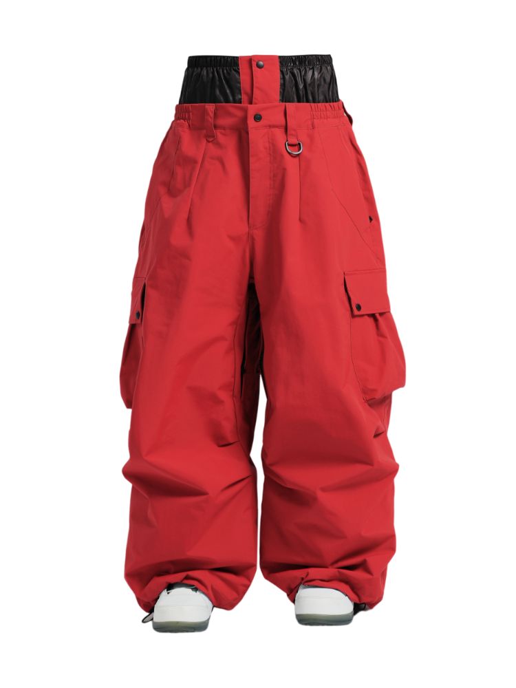 Men's Snow Pants Baggy Cargo Snowboard Pants - Gsou Snow