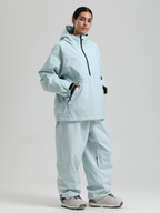 Women's Baggy Snowboard Jacket Minimalist Insulated Snow Anorak - Gsou Snow