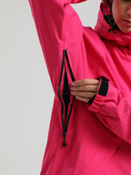 Women's Baggy Snowboard Jacket Minimalist Insulated Snow Anorak - Gsou Snow