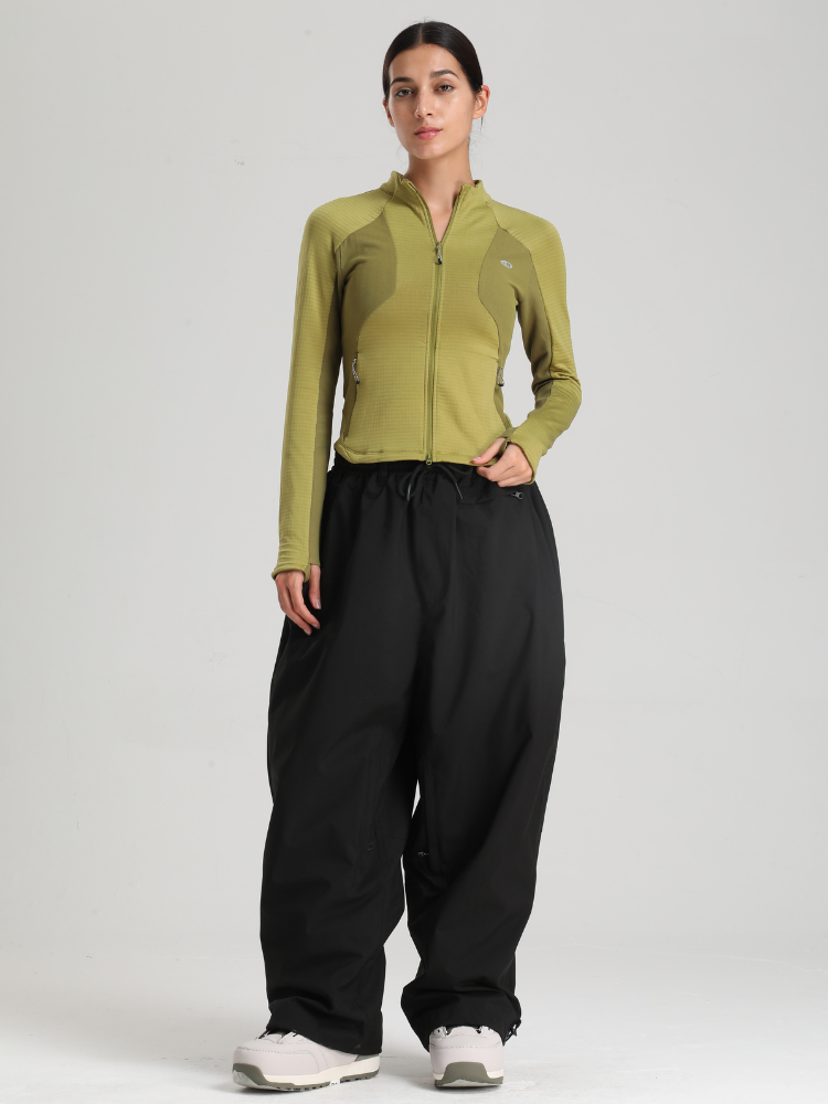 Women's Waterproof Snow Pants Sleek Baggy Snowboard Pants  – Gsou Snow
