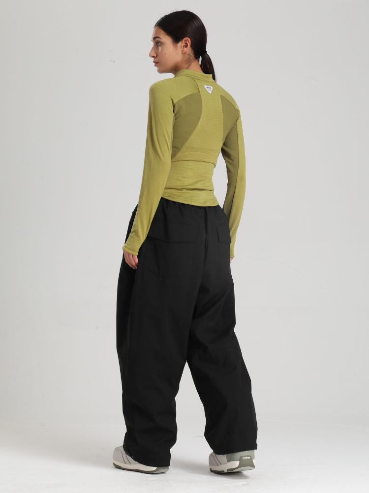 Women's Waterproof Snow Pants Sleek Baggy Snowboard Pants  – Gsou Snow