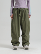 Women's Waterproof Snow Pants Sleek Baggy Snowboard Pants  – Gsou Snow