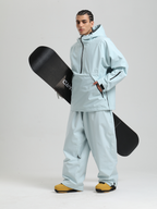 Men's  Baggy Snowboard Jacket Minimalist Insulated Snow Anorak - Gsou Snow