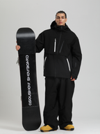 Men's Cargo Snowboard Jacket StormGuard Insulated Baggy Snow Jacket - Gsou Snow
