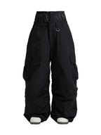 Women's Snow Pants Baggy Cargo Snowboard Pants - Gsou Snow