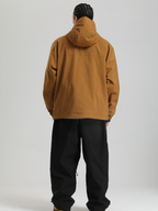 Men's  Baggy Snowboard Jacket Minimalist Insulated Snow Anorak - Gsou Snow