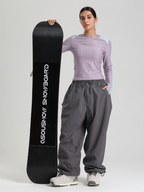 Women's Waterproof Snow Pants Sleek Baggy Snowboard Pants  – Gsou Snow