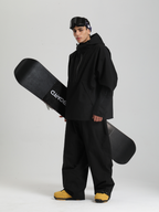 Men's  Baggy Snowboard Jacket Minimalist Insulated Snow Anorak - Gsou Snow