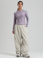 Women's Waterproof Snow Pants Sleek Baggy Snowboard Pants  – Gsou Snow