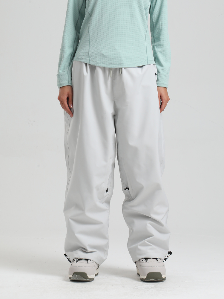 Women's Waterproof Snow Pants Sleek Baggy Snowboard Pants  – Gsou Snow