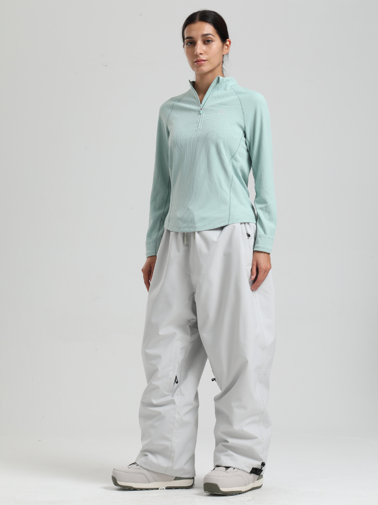 Women's Waterproof Snow Pants Sleek Baggy Snowboard Pants  – Gsou Snow