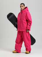 Men's  Baggy Snowboard Jacket Minimalist Insulated Snow Anorak - Gsou Snow