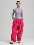 Women's Waterproof Snow Pants Sleek Baggy Snowboard Pants  – Gsou Snow
