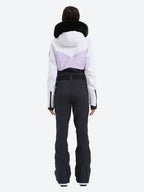 Women's Orange & Pink Waist-Defining Waterproof Ski Suits Insulated One-Piece Snowboard Suits - Gsou Snow