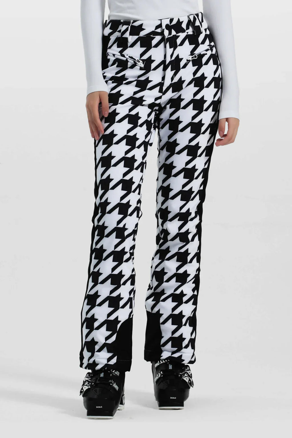 Women's Elegant High Waist Stretch Ski Pants - Gsou Snow