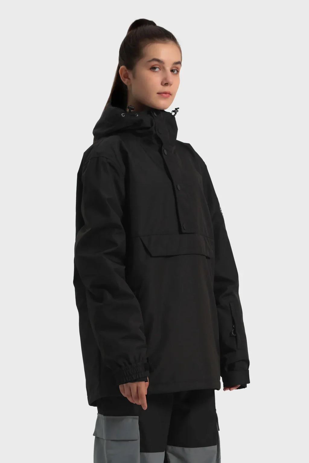 Women's Baggy Snowboard Jacket Blizzard Pullover Snow Jacket - Gsou Snow