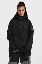 Women's Baggy Snowboard Jacket Blizzard Pullover Snow Jacket - Gsou Snow