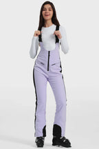 Women's Ski Bibs Trendy Slim Fit Snow Bibs - Gsou Snow