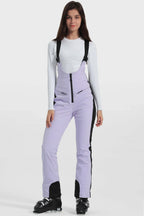 Women's Ski Bibs Trendy Slim Fit Snow Bibs - Gsou Snow