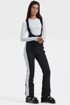 Women's Ski Bibs Trendy Slim Fit Snow Bibs - Gsou Snow