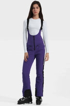 Women's Ski Bibs Trendy Slim Fit Snow Bibs - Gsou Snow