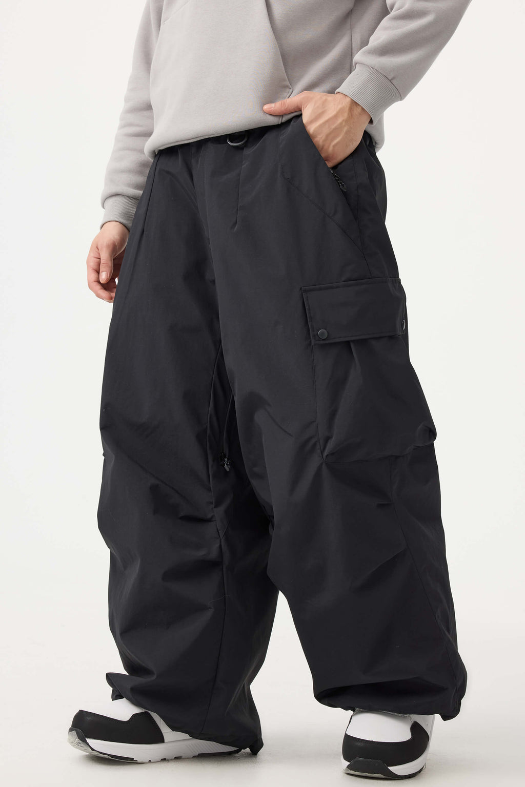 Men's Snow Pants Baggy Cargo Snowboard Pants - Gsou Snow
