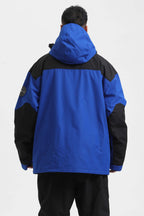 Men's Mint & Black Abrasion Resistant Waterproof Snow Jacket Insulated Softshell Ski Jacket - Gsou Snow