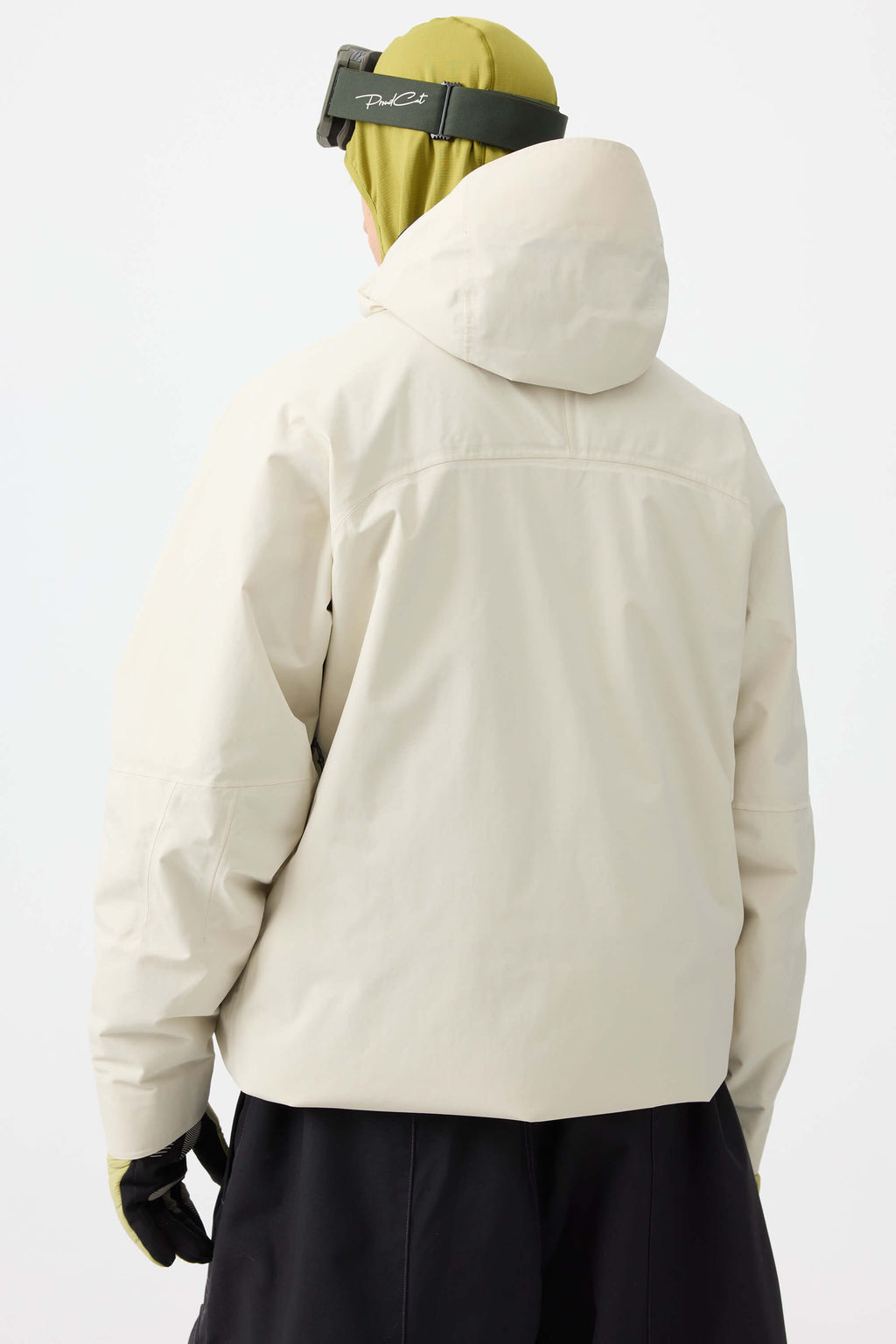 Men's Army Green Multi-Pocket Face-Vented Ski Jacket Fully Waterproof Snow Jacket