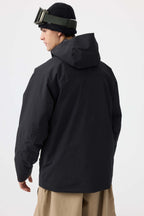 Men's Camouflage Multi-Pocket Face-Vented Ski Jacket Fully Waterproof Snow Jacket