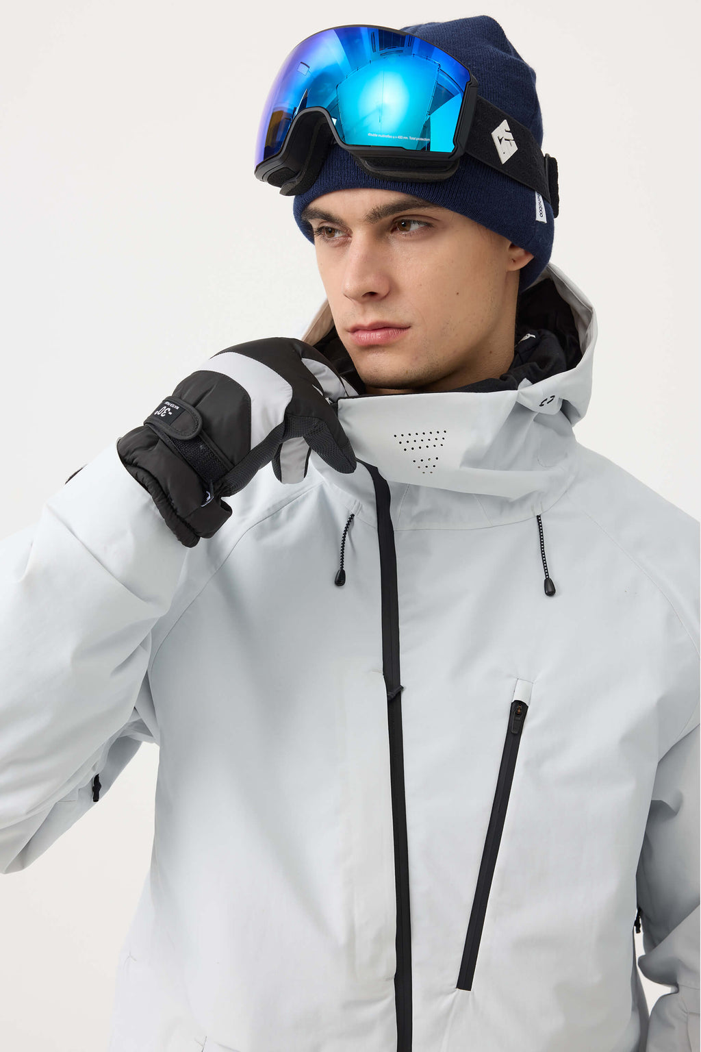 Men's Army Green Face Vented Multi-pocket Snow Jacket Fully Waterproof Ski Jacket - Gsou Snow