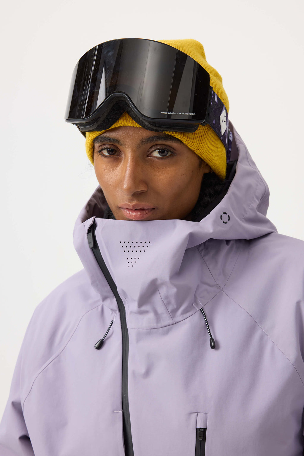 Women's Camouflage Multi-Pocket Face-Vented Ski Jacket Fully Waterproof Snow Jacket