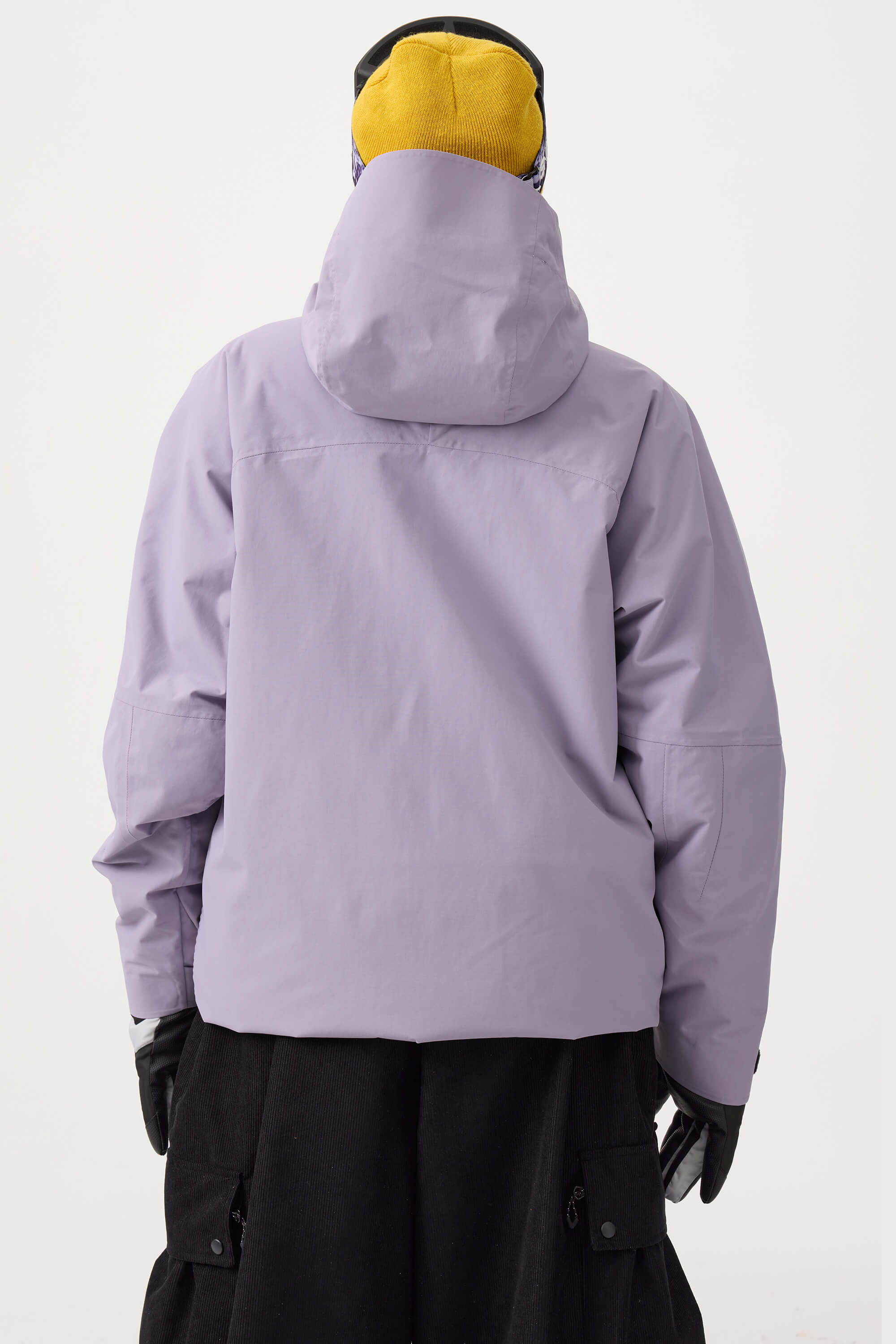 Women's Black Multi-Pocket Face-Vented Ski Jacket Fully Waterproof Snow Jacket