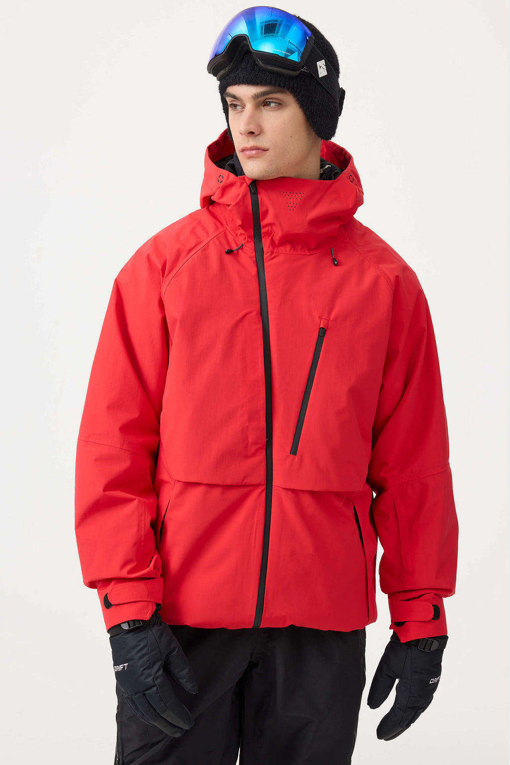 Men's Army Green Face Vented Multi-pocket Snow Jacket Fully Waterproof Ski Jacket - Gsou Snow