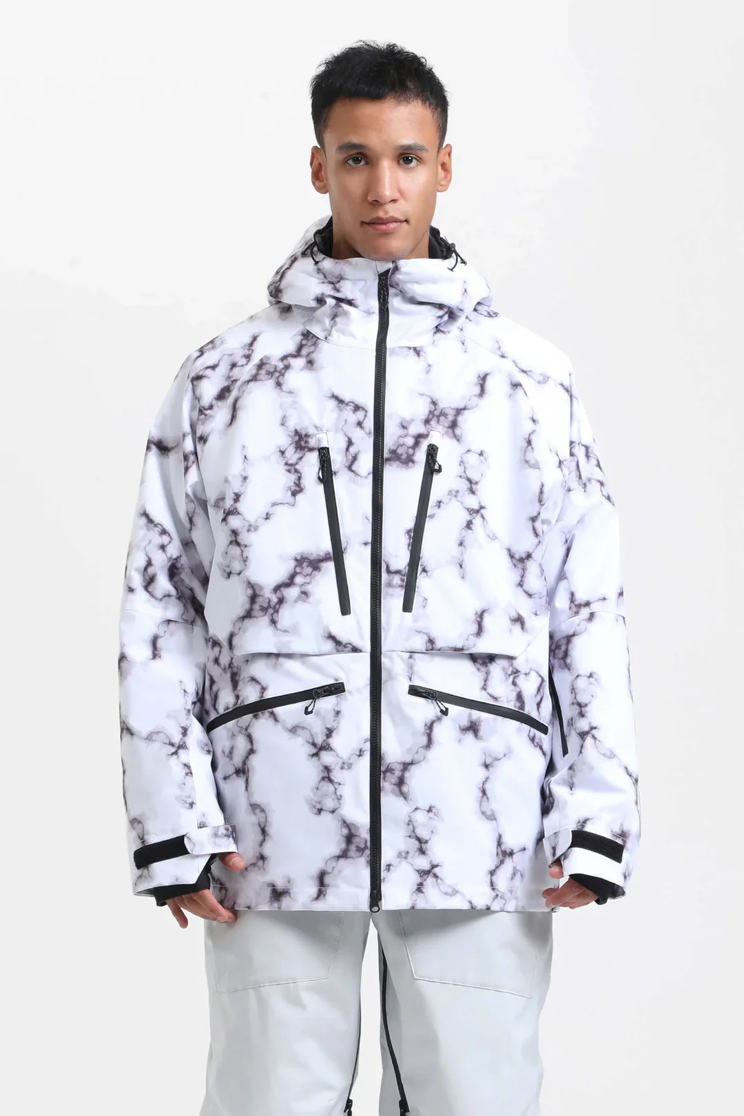 Men's Baggy Snowboard Jacket Rider Cargo Snow Jacket - Gsou Snow