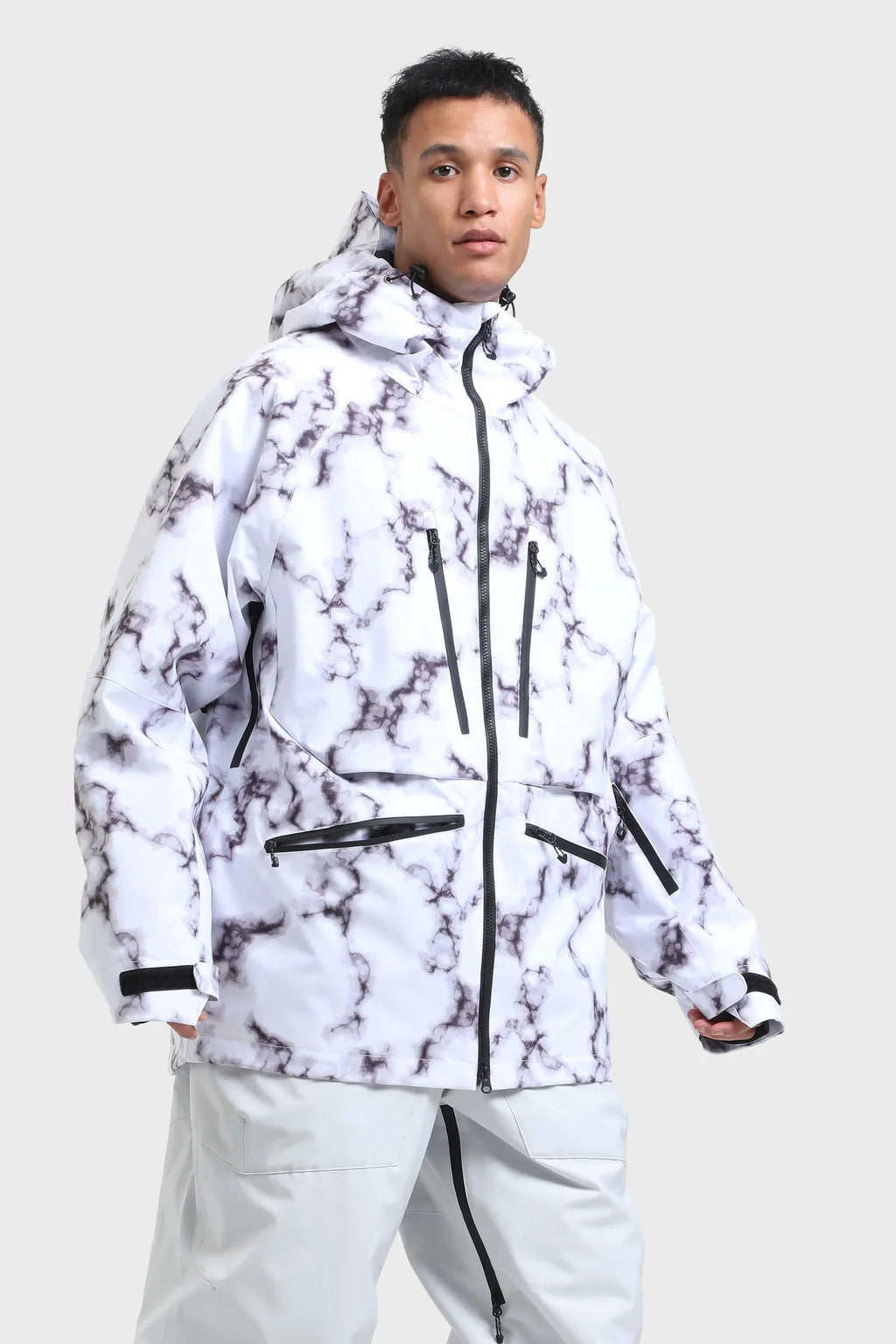 Men's Baggy Snowboard Jacket Rider Cargo Snow Jacket - Gsou Snow