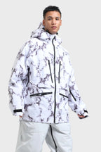 Men's Baggy Snowboard Jacket Rider Cargo Snow Jacket - Gsou Snow