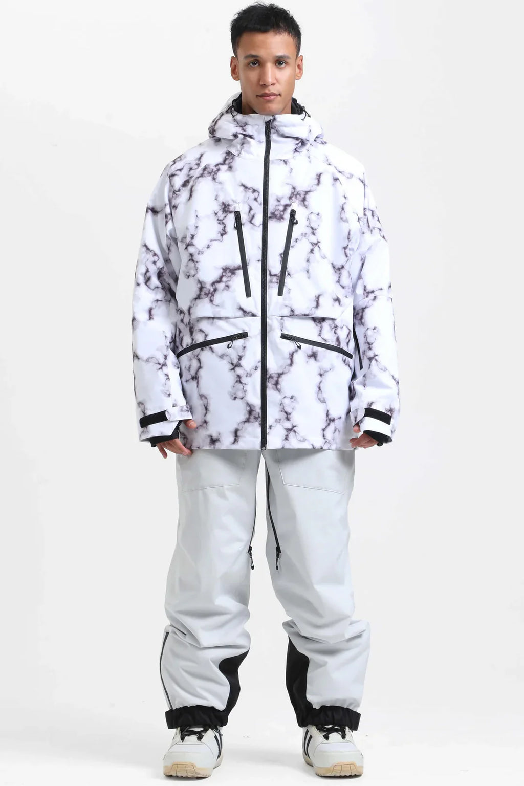 Men's Baggy Snowboard Jacket Rider Cargo Snow Jacket - Gsou Snow