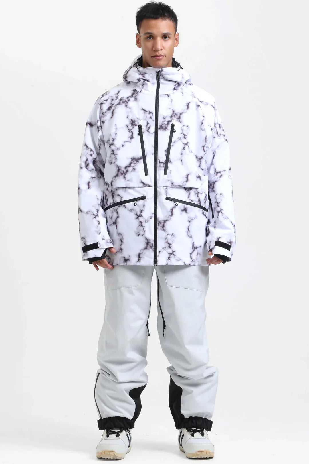 Men's Baggy Snowboard Jacket Rider Cargo Snow Jacket - Gsou Snow