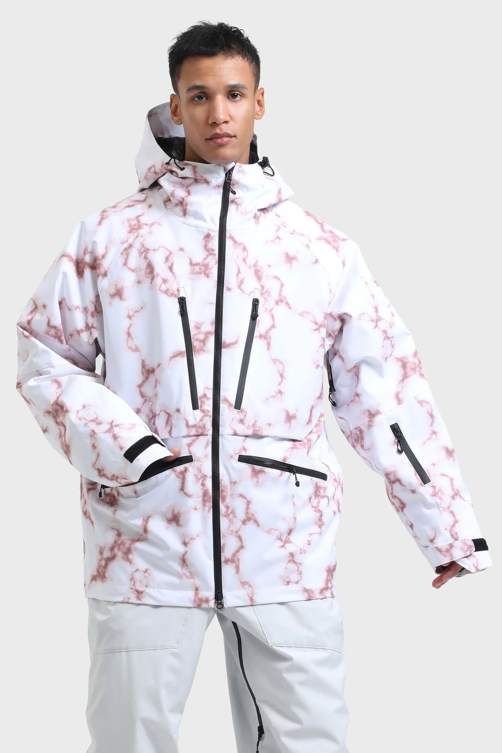 Men's Baggy Snowboard Jacket Rider Cargo Snow Jacket - Gsou Snow
