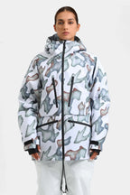 Women's Rider Baggy Snowboard Jacket  Cargo Snow Jacket - Gsou Snow